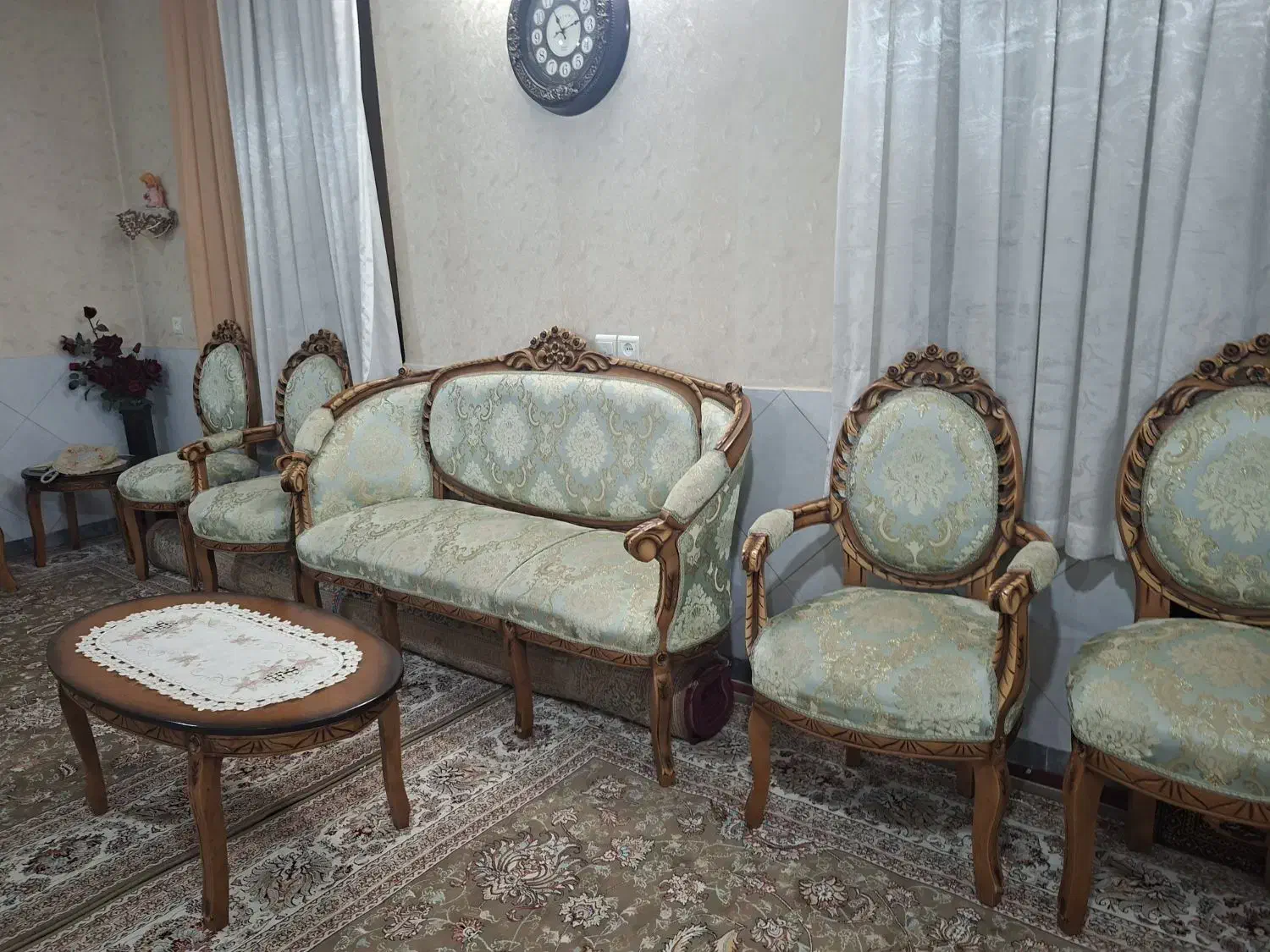 مبل سلطنتی|مبلمان خانگی و میز عسلی|معصومیه, |دیوار