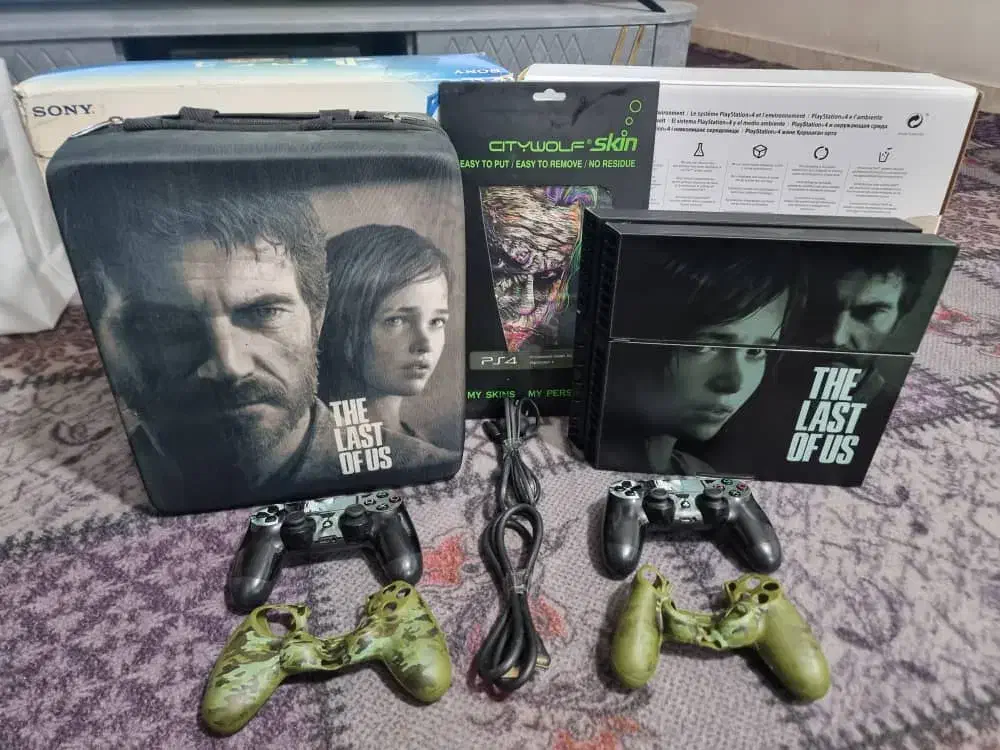 دستگاه PS4 فت ۱ ترا کپی خور ورژن ۹ دو دسته اصلی R2|کنسول، بازی ویدئویی و آنلاین|تهران, جی|دیوار