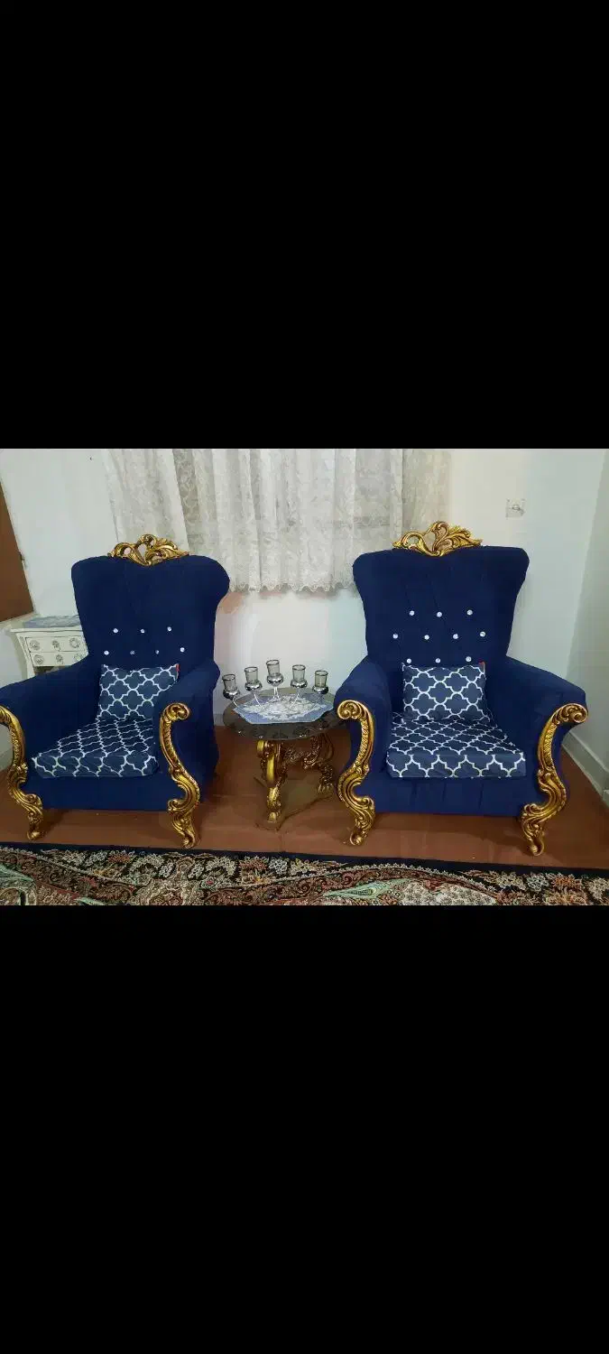 مبل ۷ نفره و ویترین|مبلمان خانگی و میز عسلی|بهارستان, |دیوار