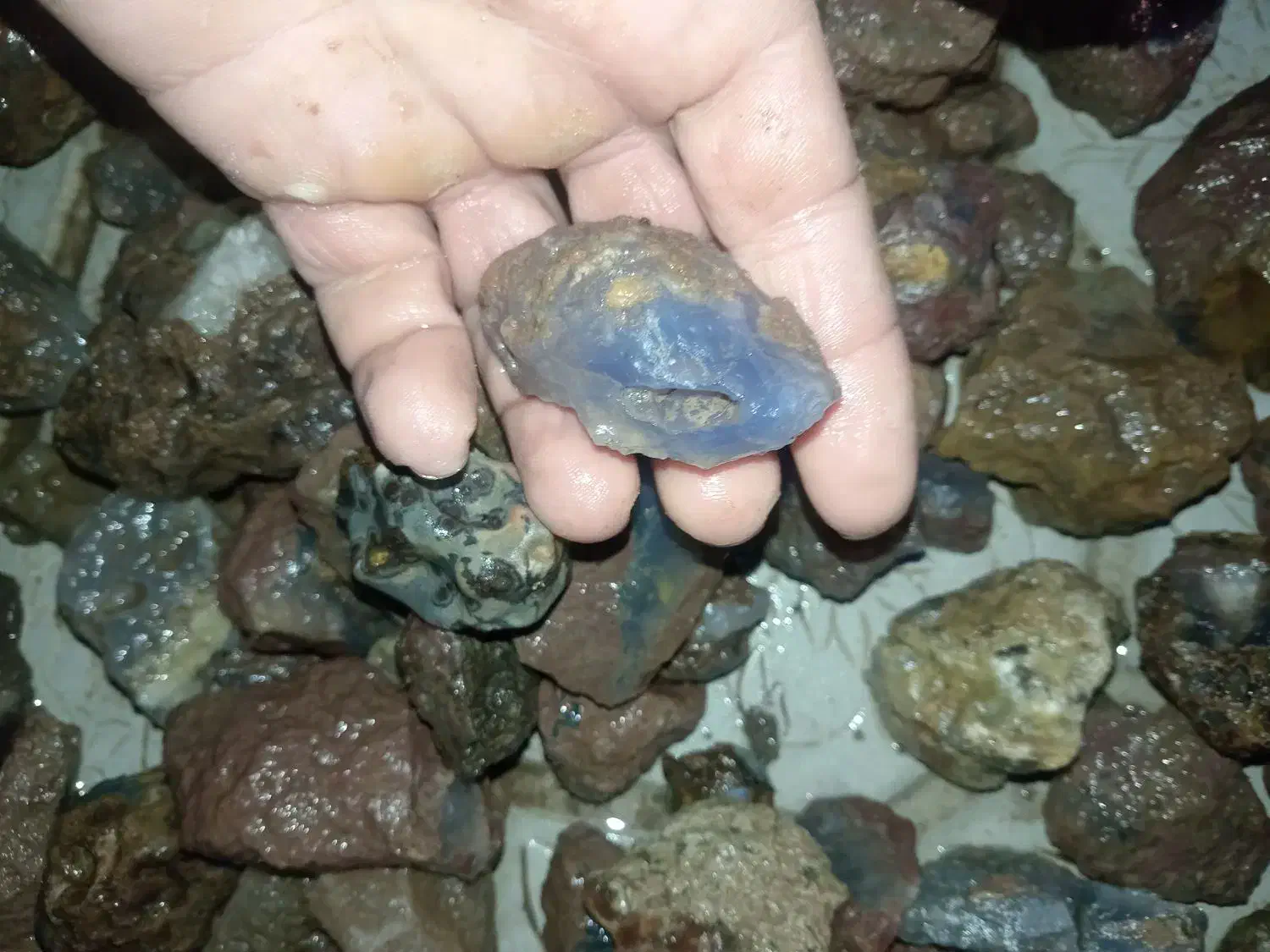 عقیق کبود|جواهرات|تبریز, |دیوار