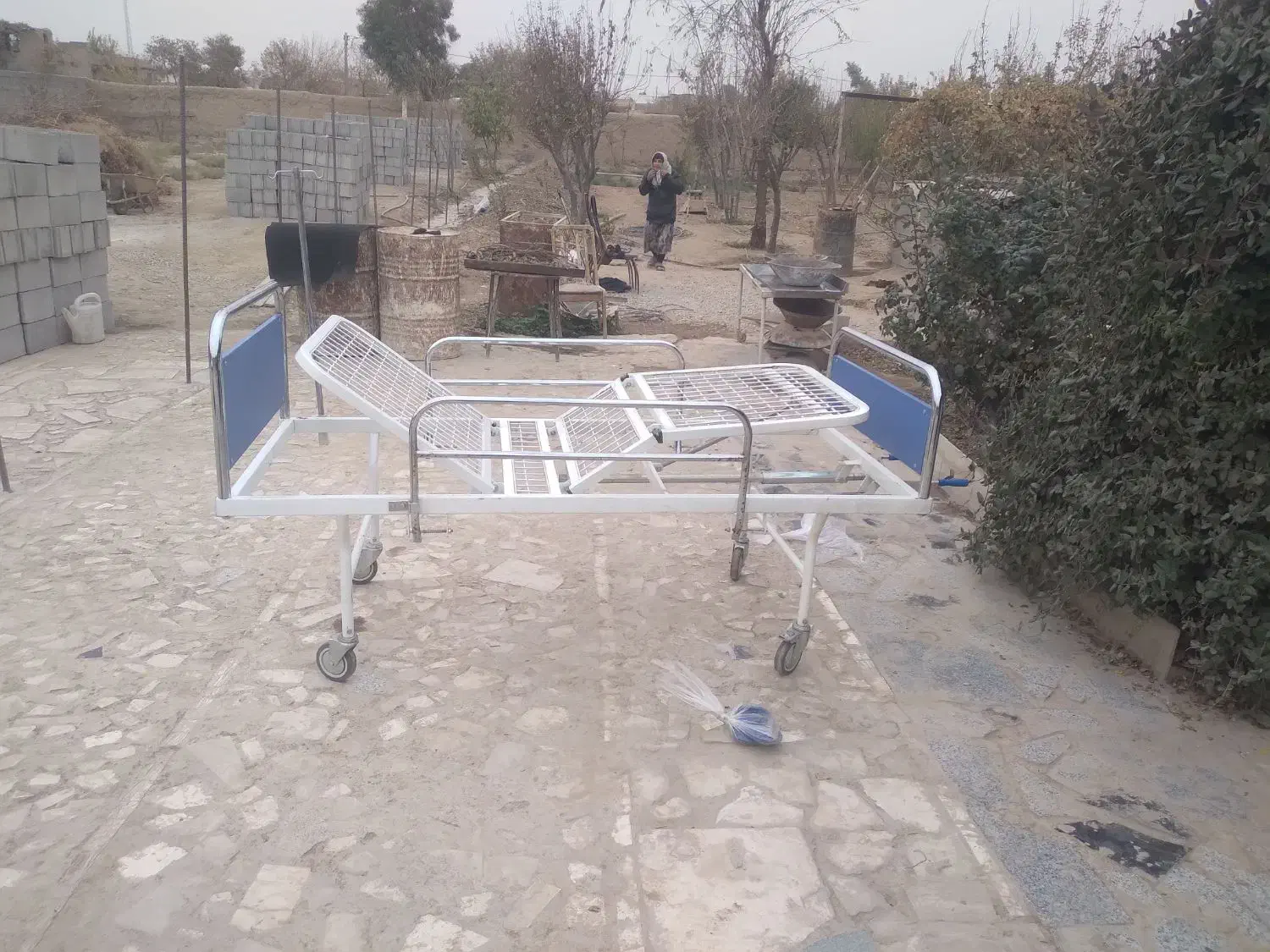 تخت بیمار بادشکن نووکمکار|تخت و سرویس خواب|ورامین, قويينک زهری|دیوار