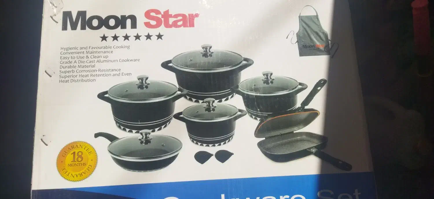 سرویس قابلمه چدن طوسی|ظروف پختوپز|قروه, |دیوار