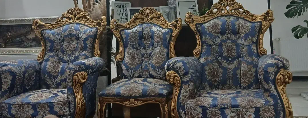 مبل سلطنتی ۹ نفره|مبلمان خانگی و میز عسلی|یزد, |دیوار