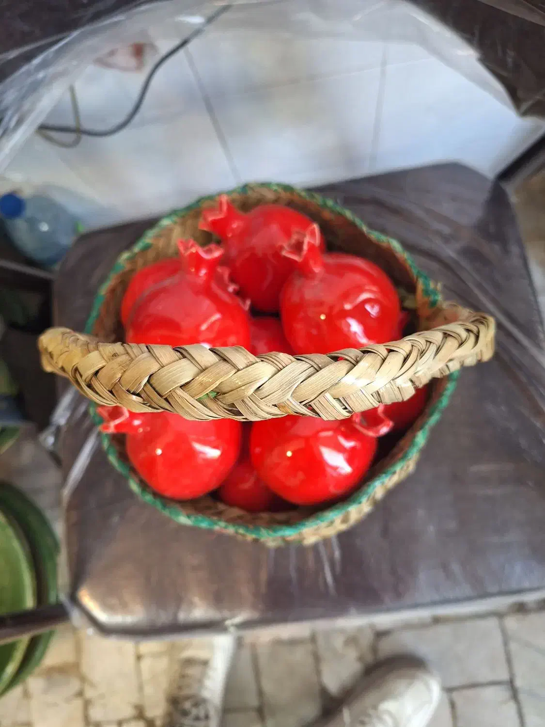 انار سفال دکوری|مجسمه، تندیس، ماکت|یزد, |دیوار