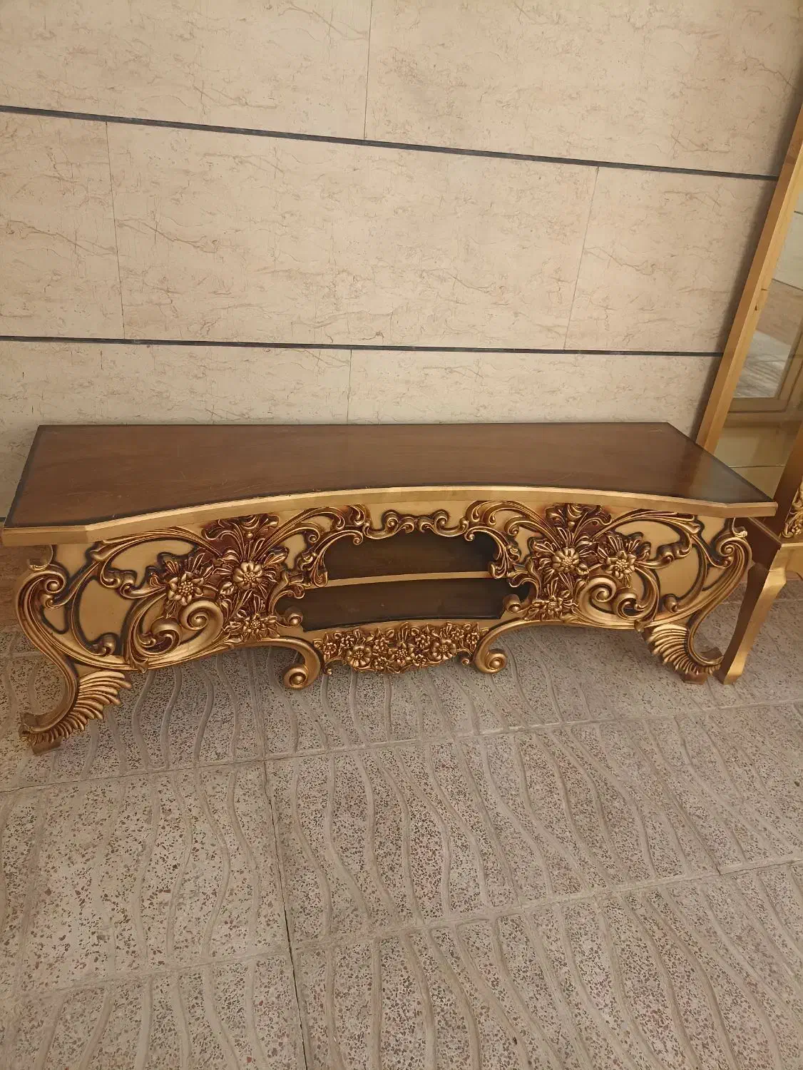 بوفه ومیزتلوزیون|بوفه، ویترین، کنسول|محمدیه-قزوین, |دیوار