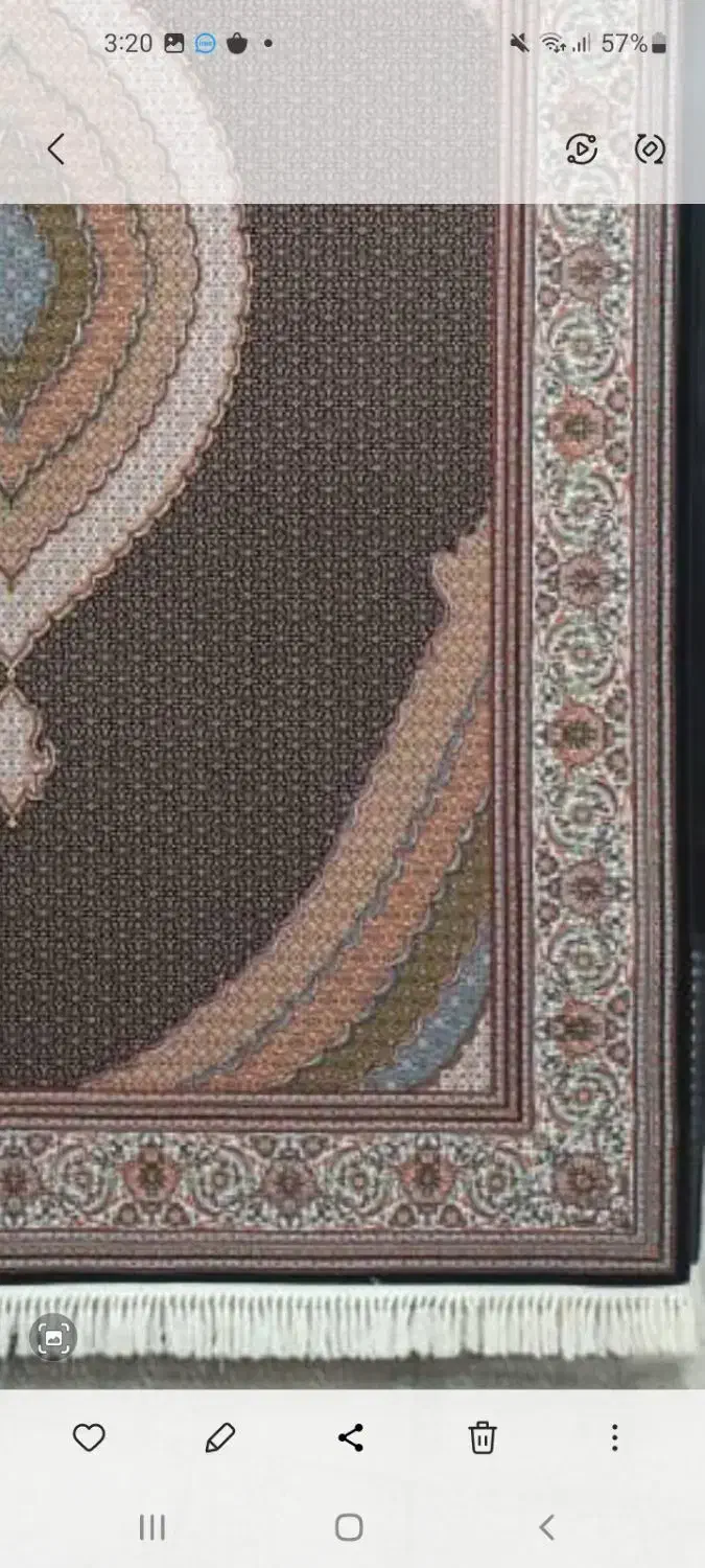 فرش ریز ماهی کاملا نو داخل جلد|فرش|رشت, رودباری|دیوار