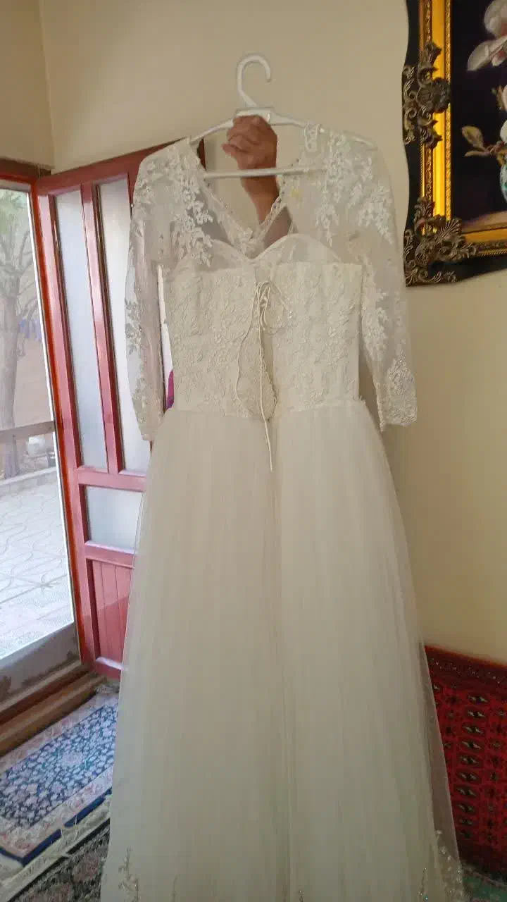 لباس عروس یکبار استفاده شده|لباس|باغستان, |دیوار