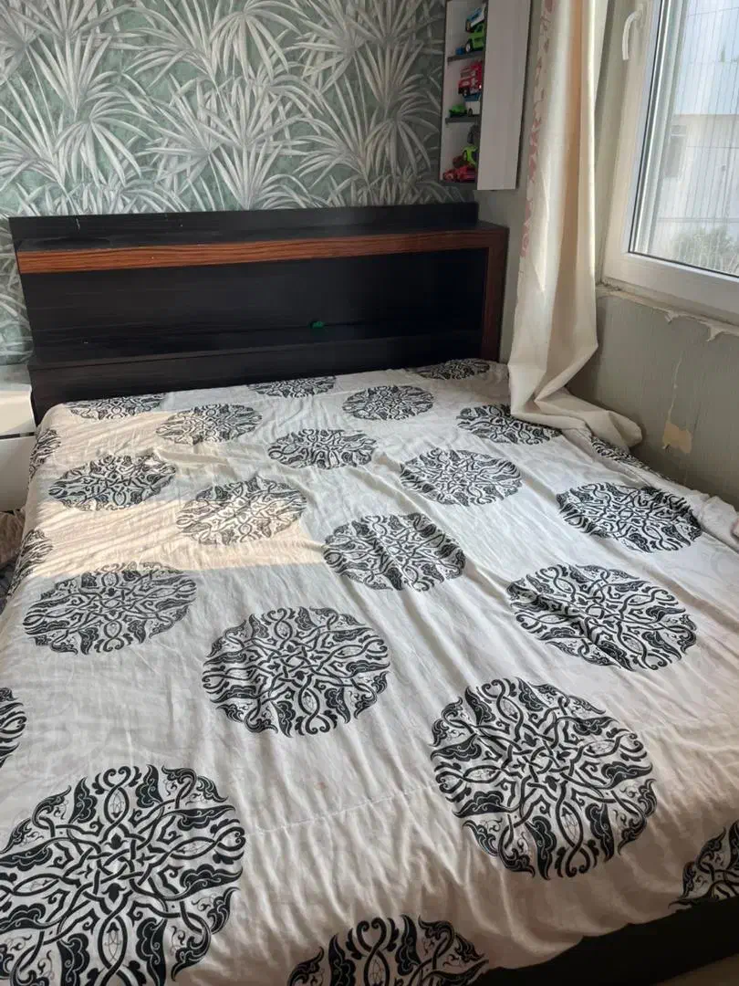 فروش تخت دو نفره با تشک|تخت و سرویس خواب|عباسآباد, |دیوار