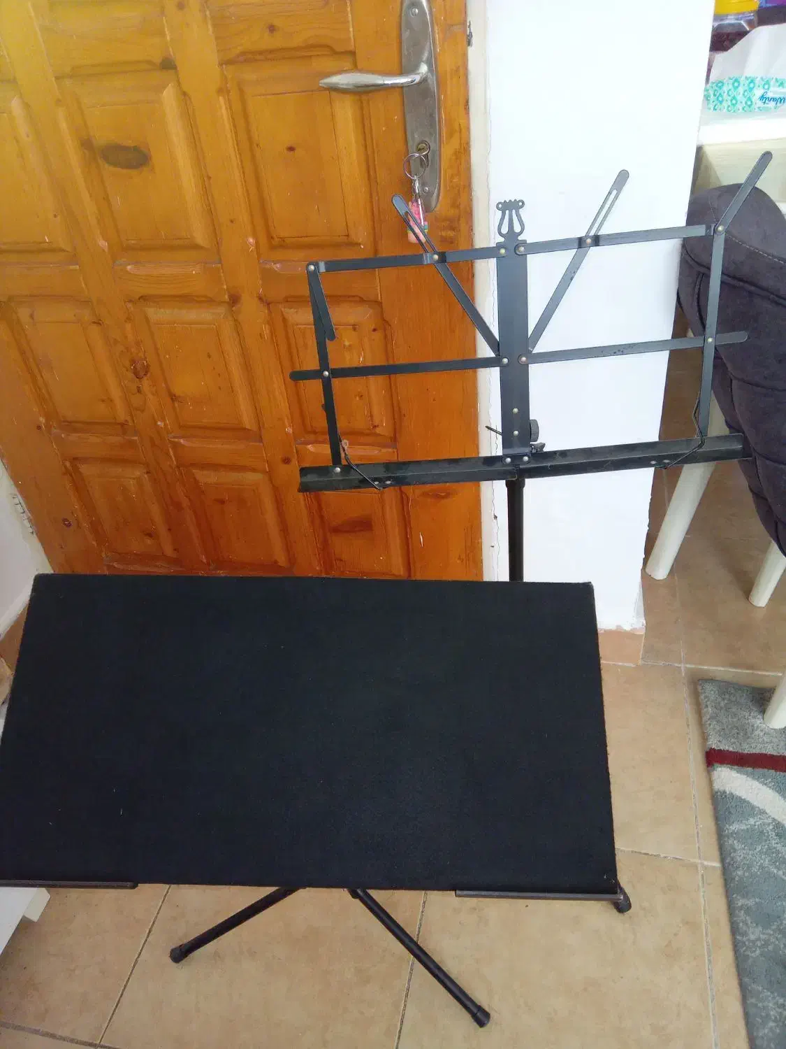 میز سنتور و پایه نت|سازهای سنتی|کیش, |دیوار