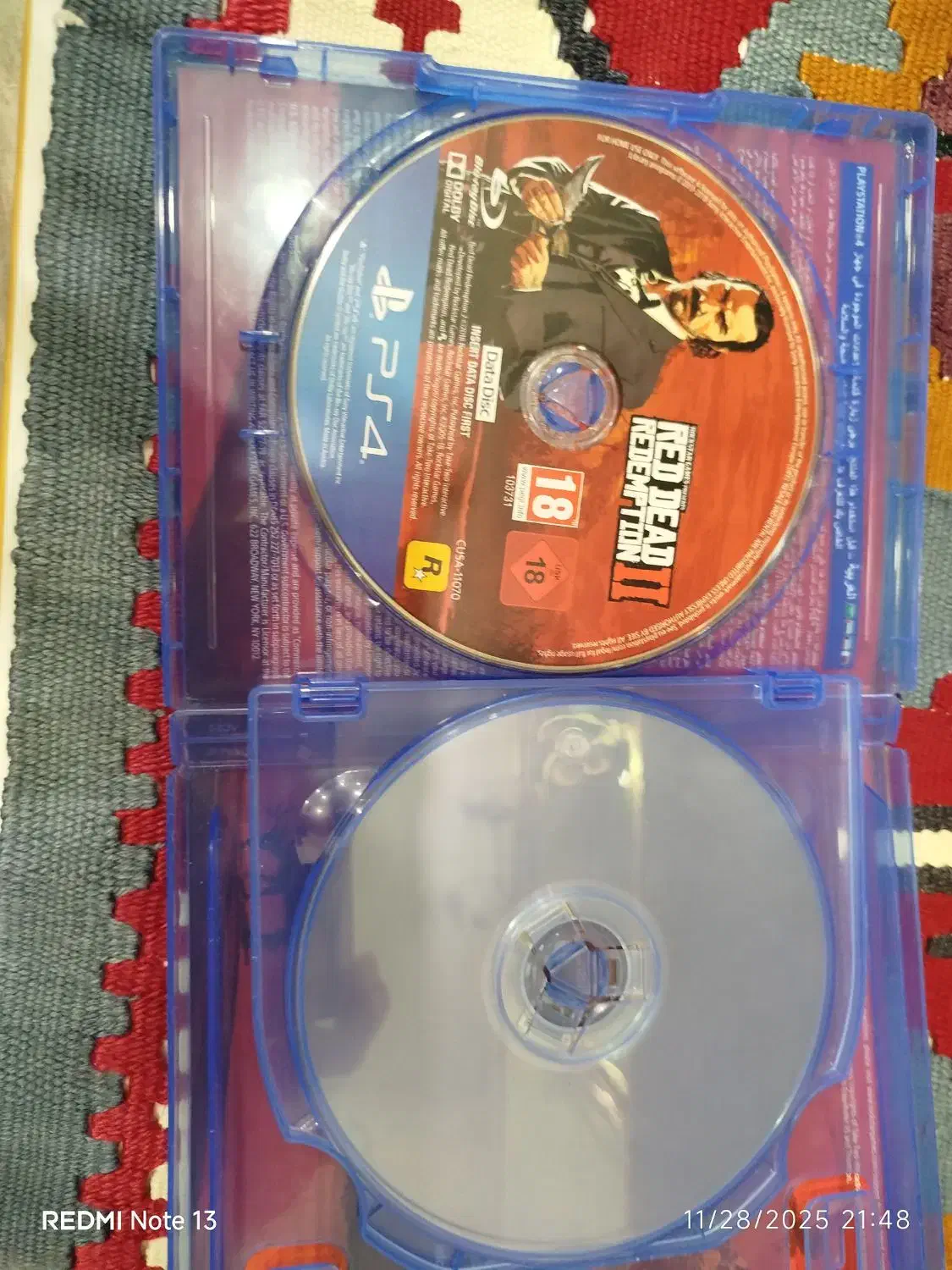 سی دی بازی Red dead redemption2(ردد۲)|کنسول، بازی ویدئویی و آنلاین|تهران, هفده شهریور|دیوار