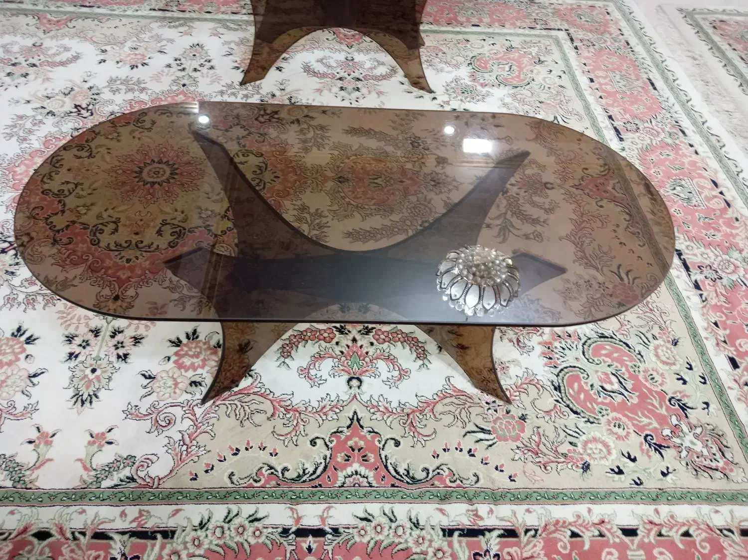 2 عدد میز وسط شیشه ایی|مبلمان خانگی و میز عسلی|قائمشهر, |دیوار