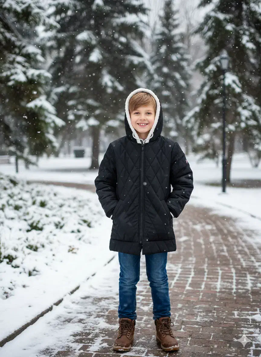 کاپشن پسرانه|کفش و لباس بچه|فریدونکنار, |دیوار