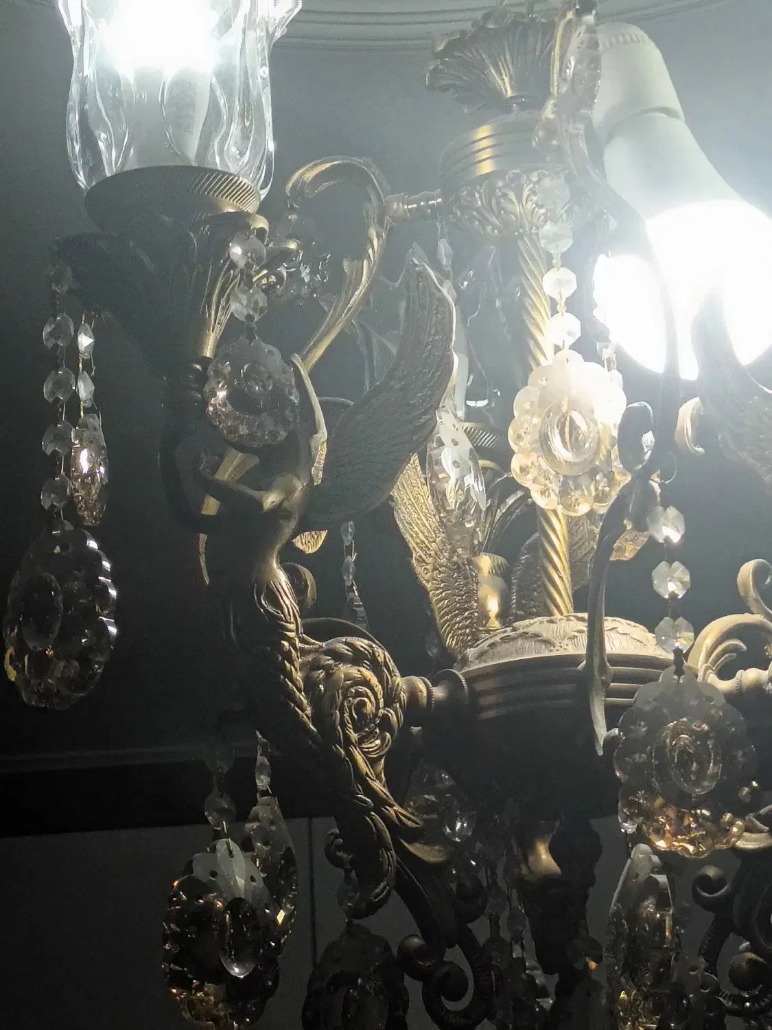 لوستر برنج|لوستر و چراغ آویز|هفدر, |دیوار