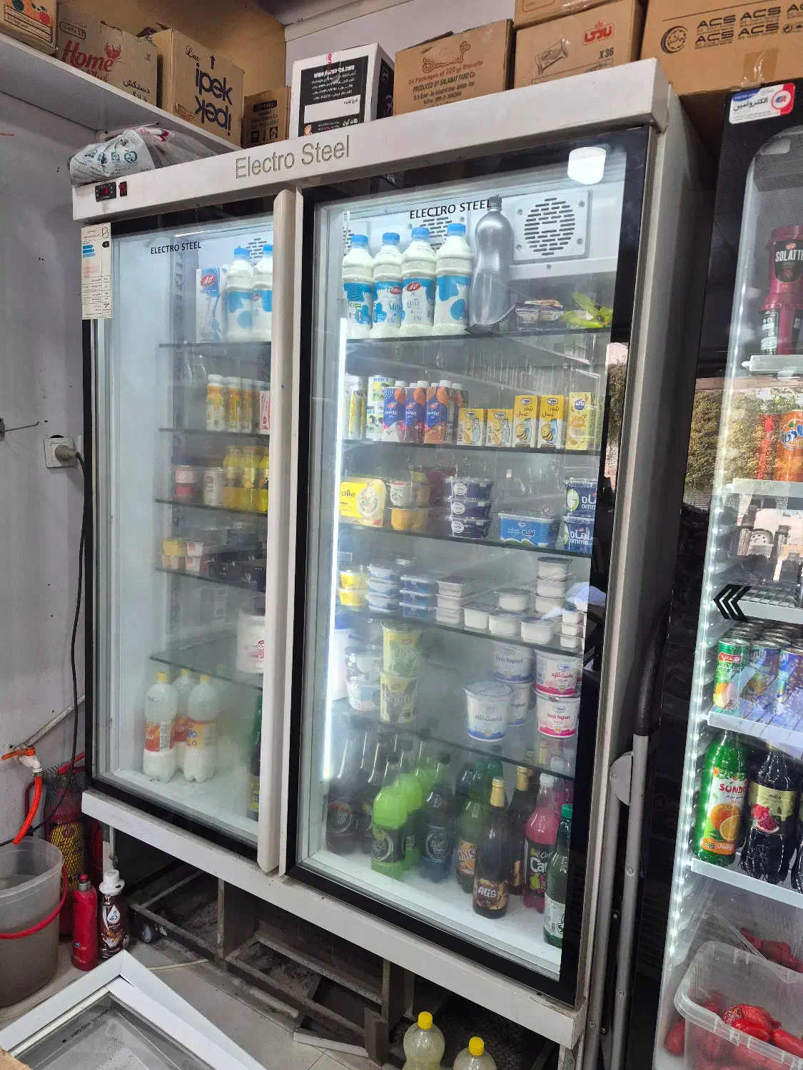 یخچال دو درب الکترواستیل مدل الماس|یخچال و فریزر|گرگان, |دیوار