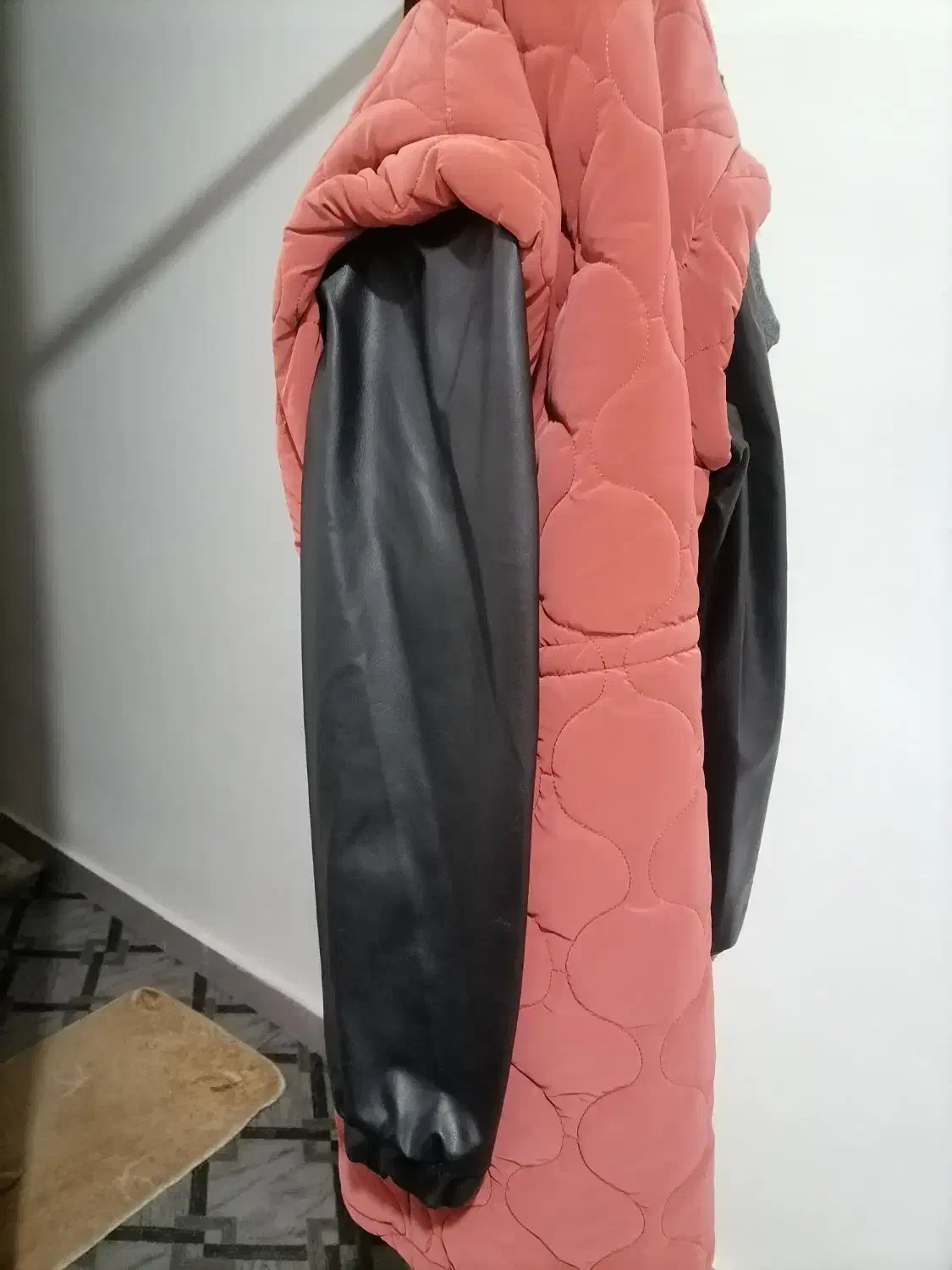 کاپشن آستین چرم|لباس|دورود, |دیوار