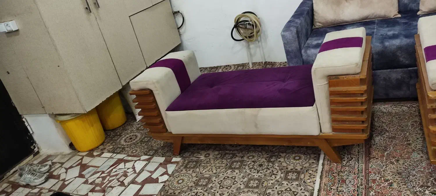 مبل 7نفره مدل ال سالم تمیز 5200|مبلمان خانگی و میز عسلی|لنگرود, |دیوار