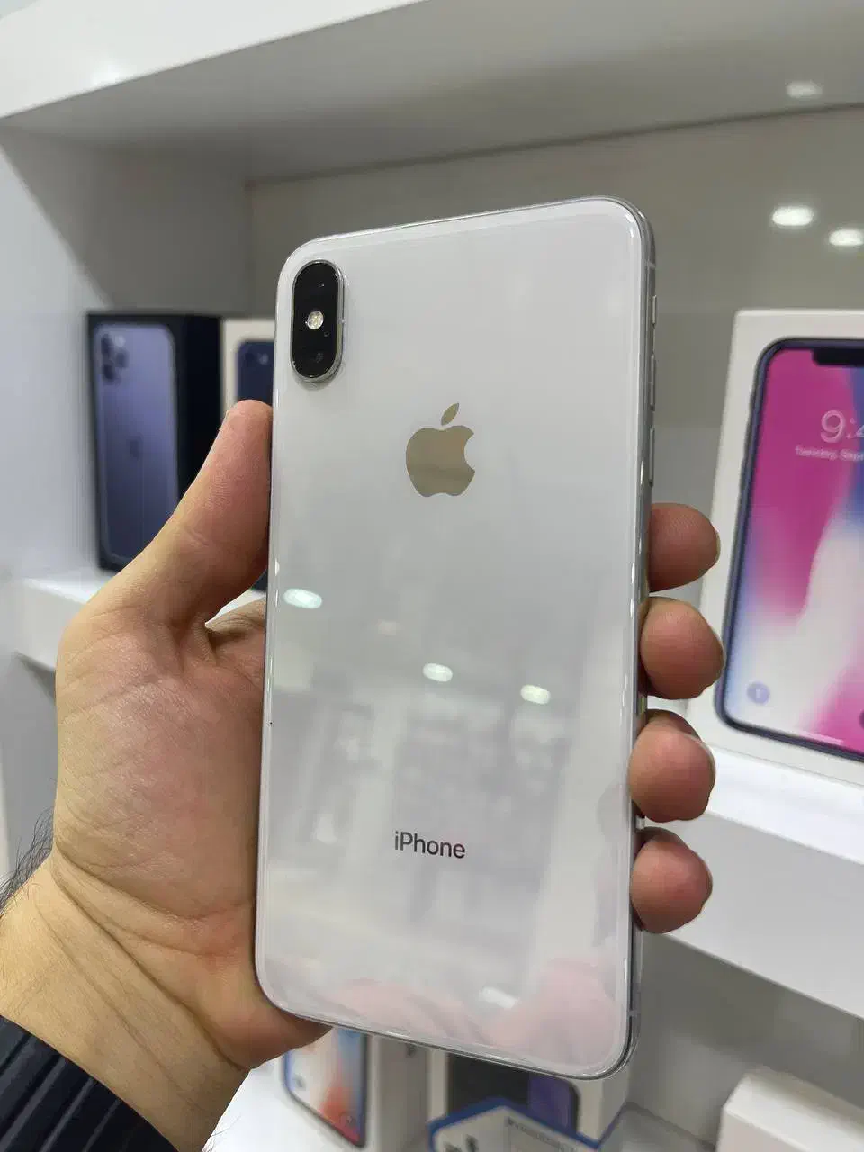 گوشی اپل مدلiPhone XS MAX 256Gتکسیم رنگ سیلور|موبایل|قزوین, |دیوار