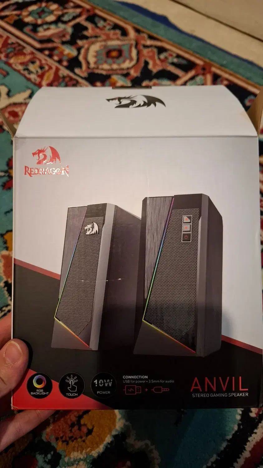 اسپیکر دسکتاپ ردراگون ۱۰ واتی با نور پردازی زیبا|قطعات و لوازم جانبی رایانه|تهران, دانشگاه شریف|دیوار
