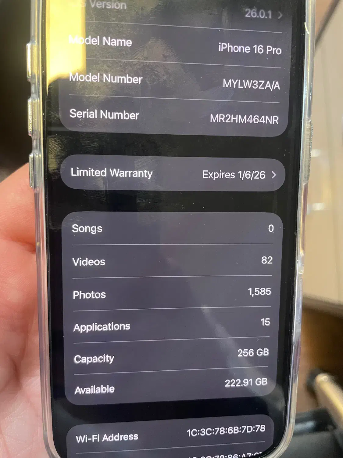 اپل ۱۶ پرو ۲۵۶|موبایل|تهران, ایرانشهر|دیوار