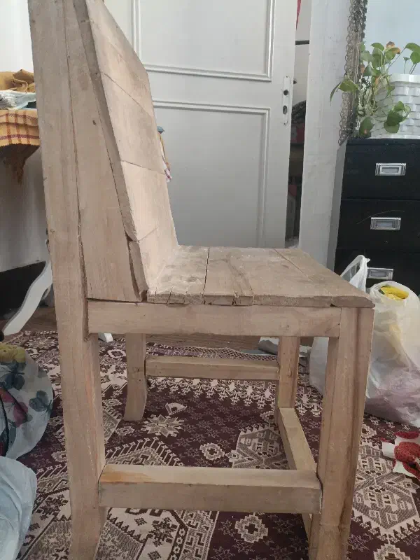 صندلی چوبی|صندلی و نیمکت|قم, نیروگاه|دیوار