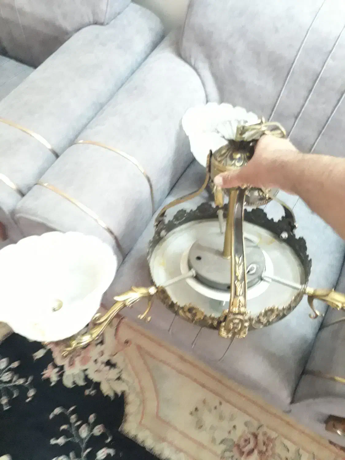 لوستر انتیک|لوستر و چراغ آویز|کرج, حیدرآباد|دیوار