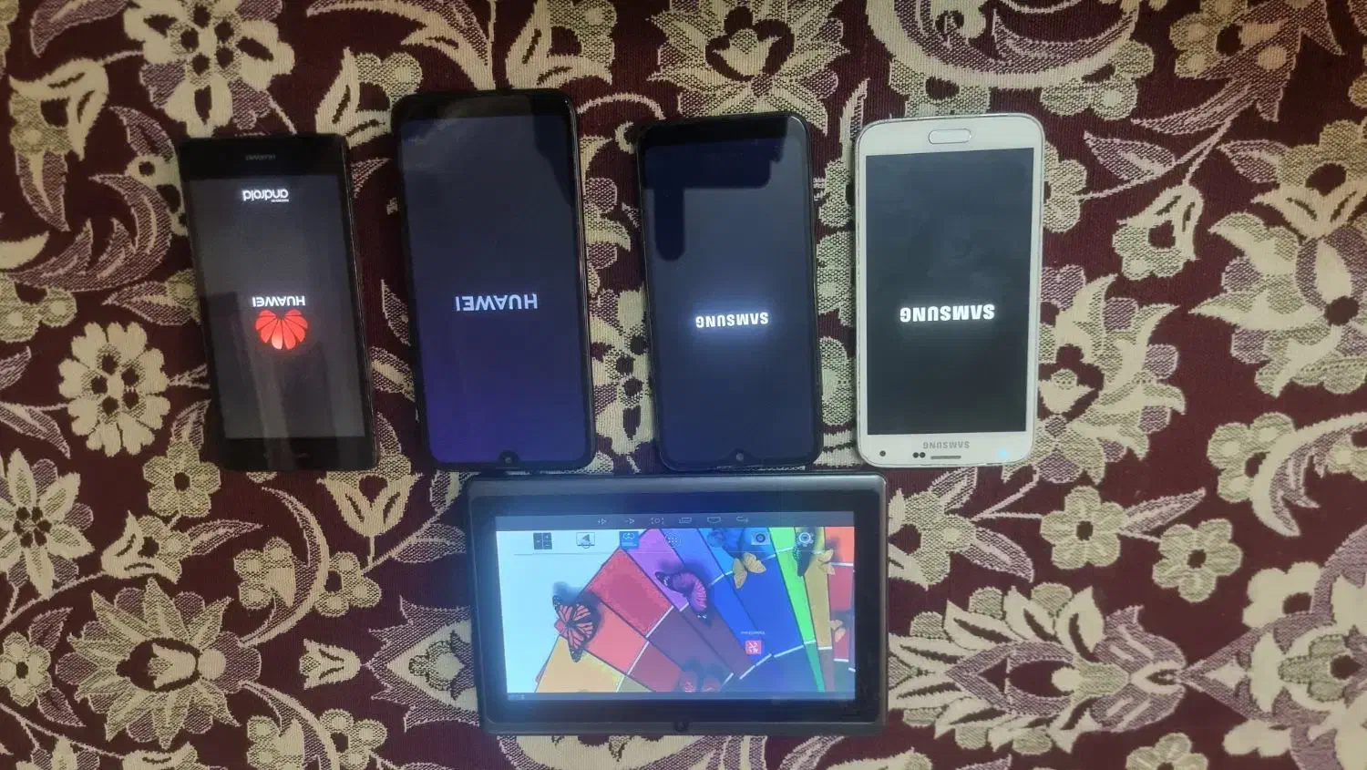 تبلت و گوشی a01 و p8 lite و s5 و y7 prime|موبایل|تهران, شوش|دیوار