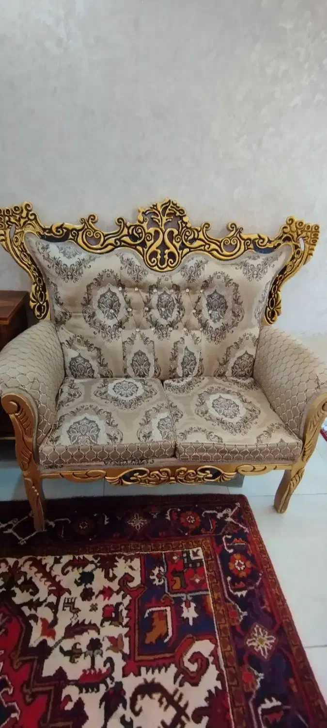 مبل سلطنتی ام دی اف 7نفره|مبلمان خانگی و میز عسلی|تبریز, |دیوار