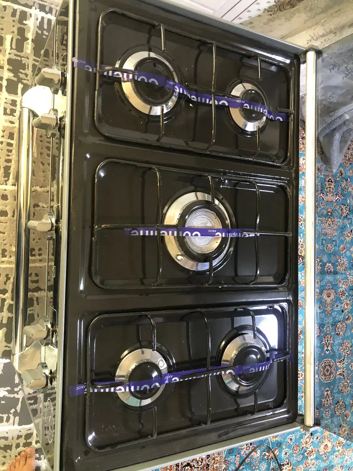 گاز پنج شعله نونو|اجاق گاز و لوازم برقی پخت‌وپز|جوانرود, |دیوار