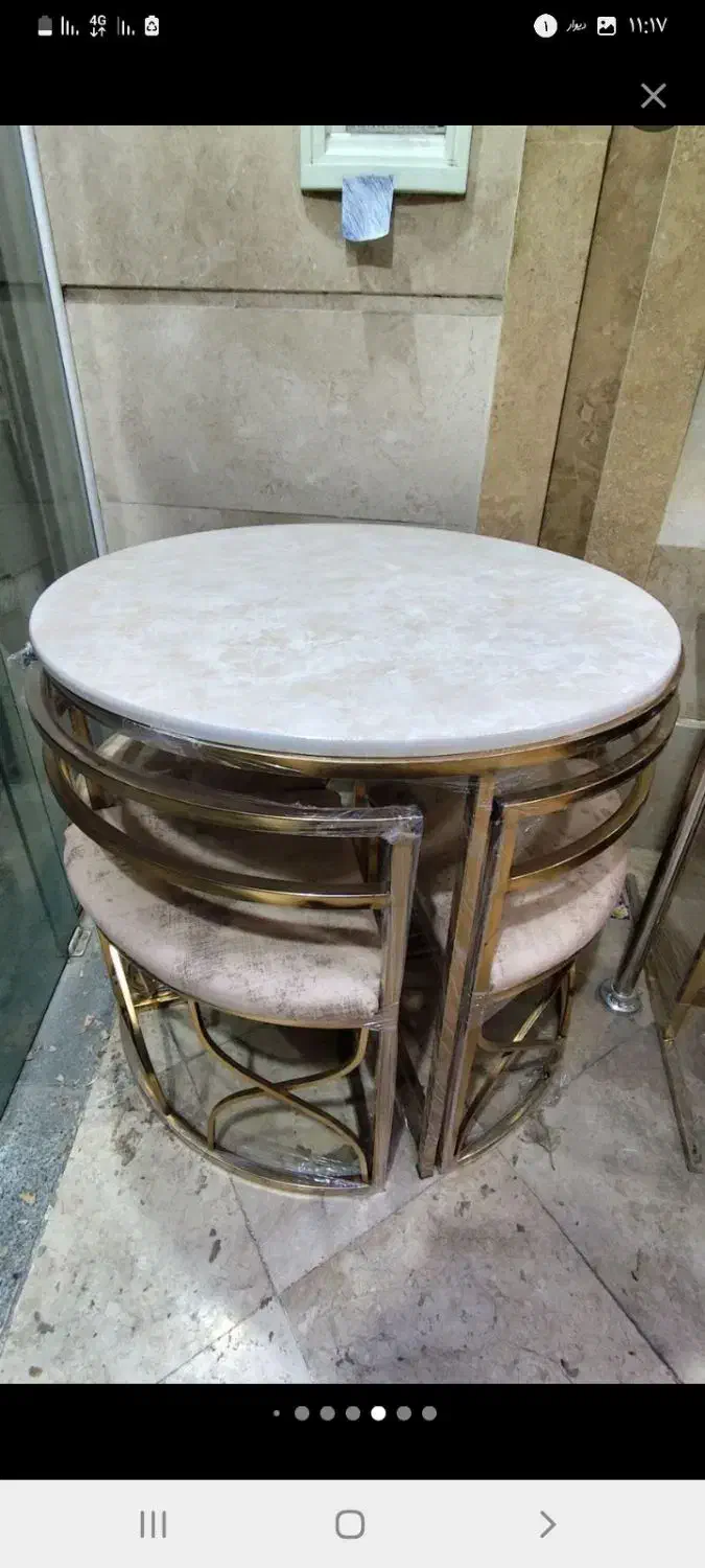 میزناهارخوری 4نفره تخفیف ویژه|میز و صندلی غذاخوری|مشهد, گاز|دیوار