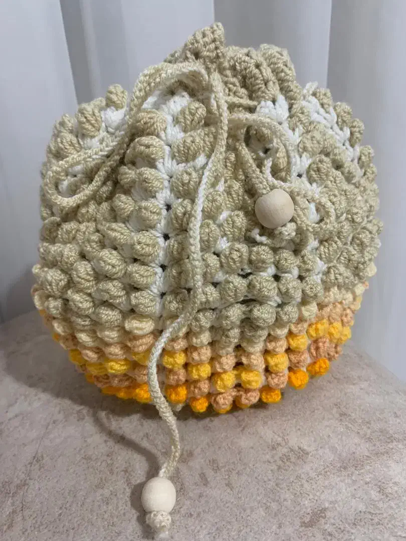 کیف فندقی با کاموا مدل پاییزه|کیف، کفش، کمربند|قشم, |دیوار