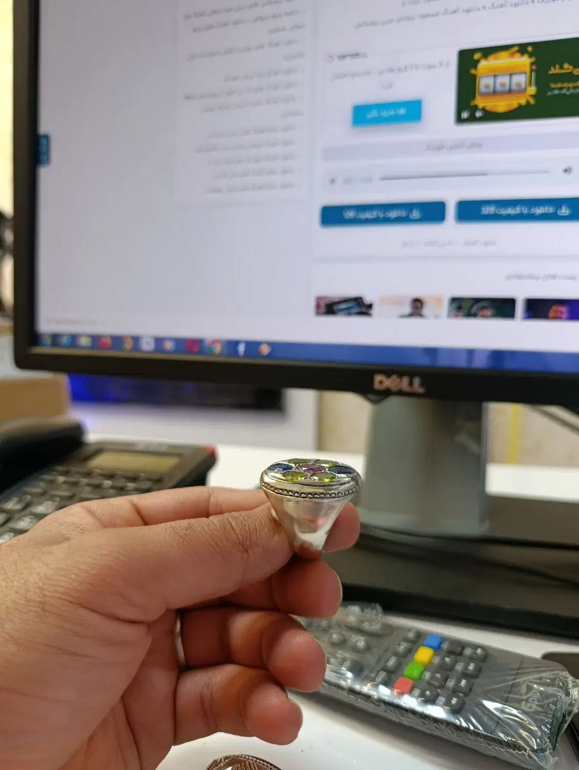 دو عدد انگشتر دست ساز|جواهرات|نورآباد, |دیوار