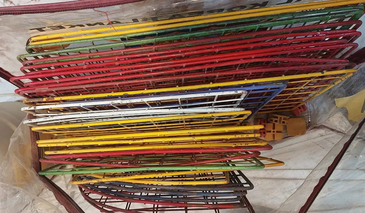 قفسه مشبک|کتابخانه، شلف، قفسه‌های دیواری|شادگان, |دیوار