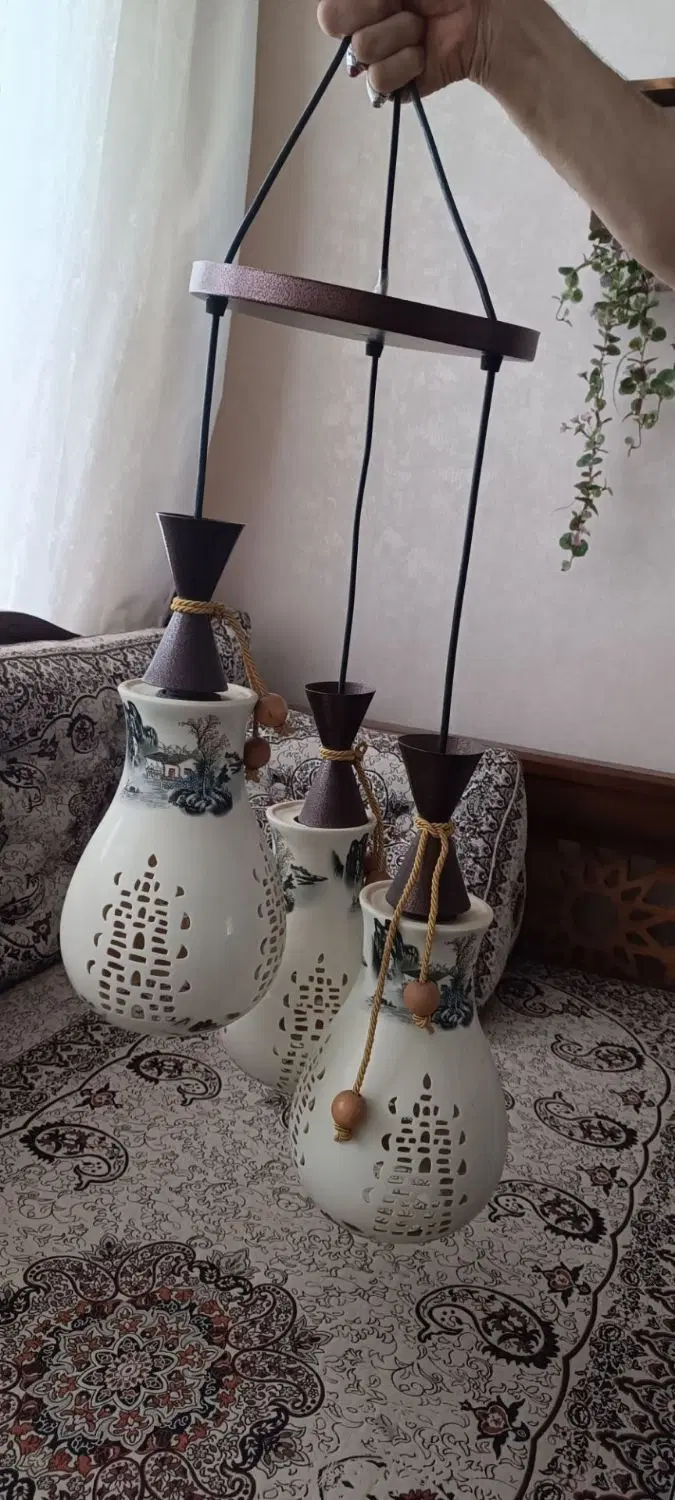 لوستر|لوستر و چراغ آویز|قزوین, |دیوار