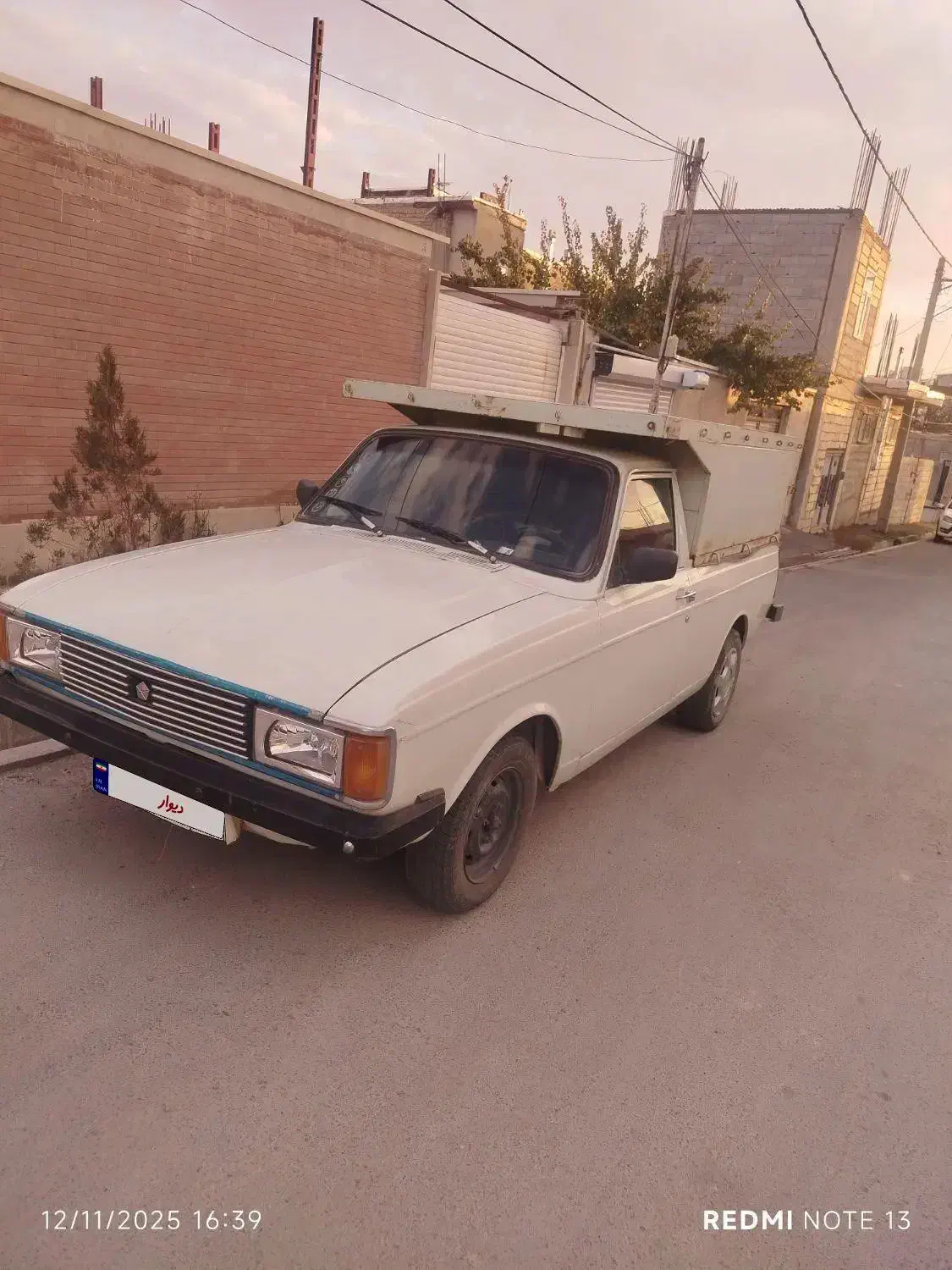 پیکان وانت مدل ۸۷دوگانه کارخانه شاسی سالم|خودرو سواری و وانت|ورزقان, |دیوار