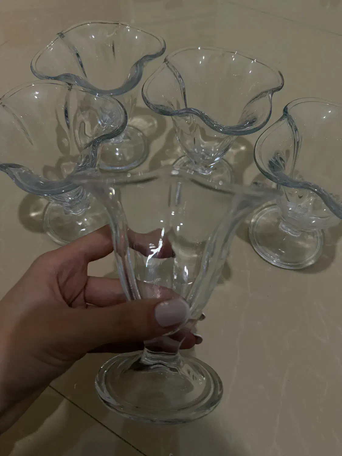 ظرف  بستنی خوردی و دسر و ژله شیشه ای|ظروف سرو و پذیرایی|تهران, امانیه|دیوار