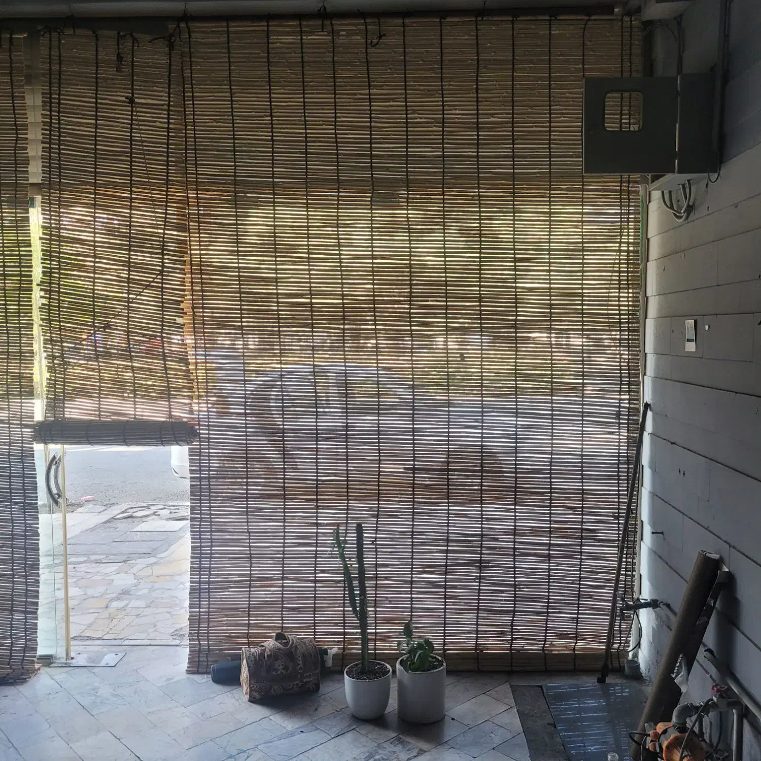 پرده حصیری|پرده، رانر، رومیزی|فردیس, شهرک ناز|دیوار