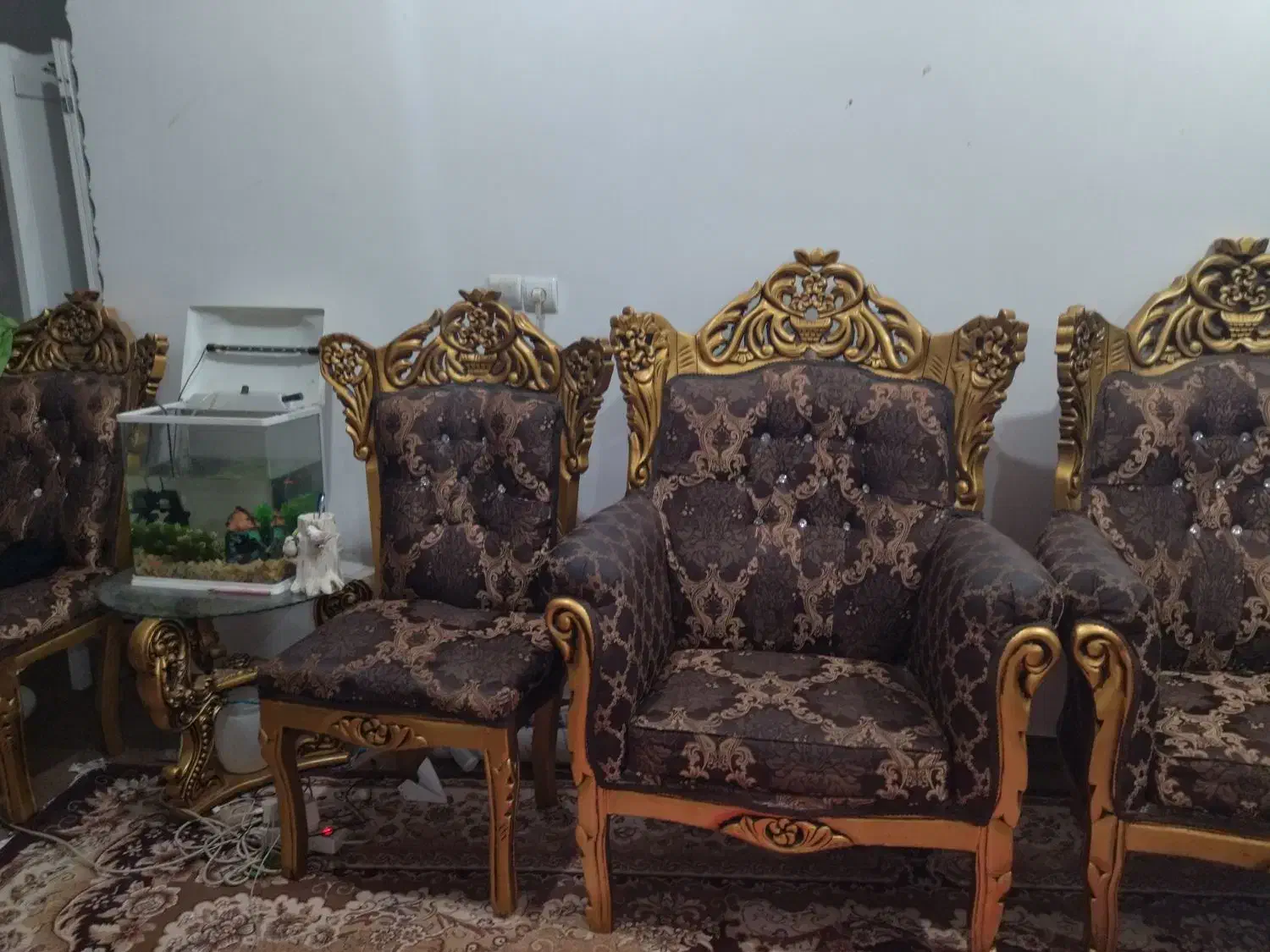 مبل سلطنتی|مبلمان خانگی و میز عسلی|بهبهان, |دیوار