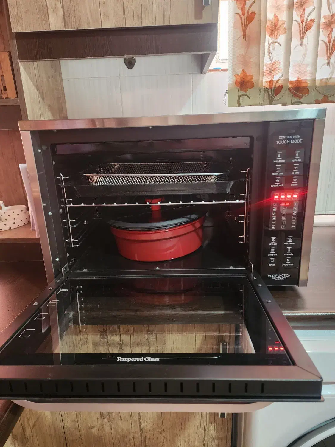 ماکروآون ۵۵ لیتری مکنزی مدل YOUTOB (فر رومیزی)|اجاق گاز و لوازم برقی پخت‌وپز|شاهین‌شهر, خانه کارگر|دیوار