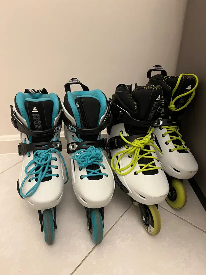 ۲ عدد اسکیت رول بلید سایز ۳۷ پ ۴۱|دوچرخه، اسکیت، اسکوتر|تهران, دروس|دیوار