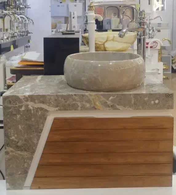 روشویی سنگ طبیعی 40×60|لوازم سرویس بهداشتی|شاهین‌شهر, خانه کارگر|دیوار