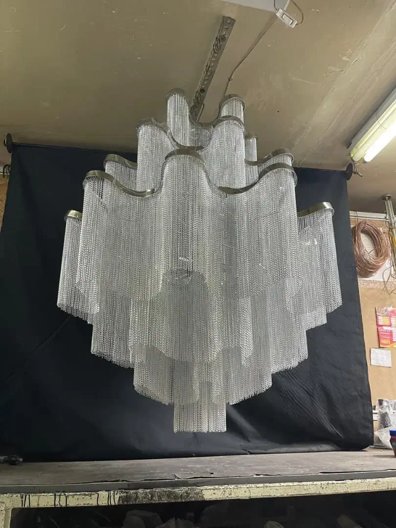 تولید انواع لوستر با طرحی شما به صورت خورده و عمده|لوستر و چراغ آویز|یزد, |دیوار