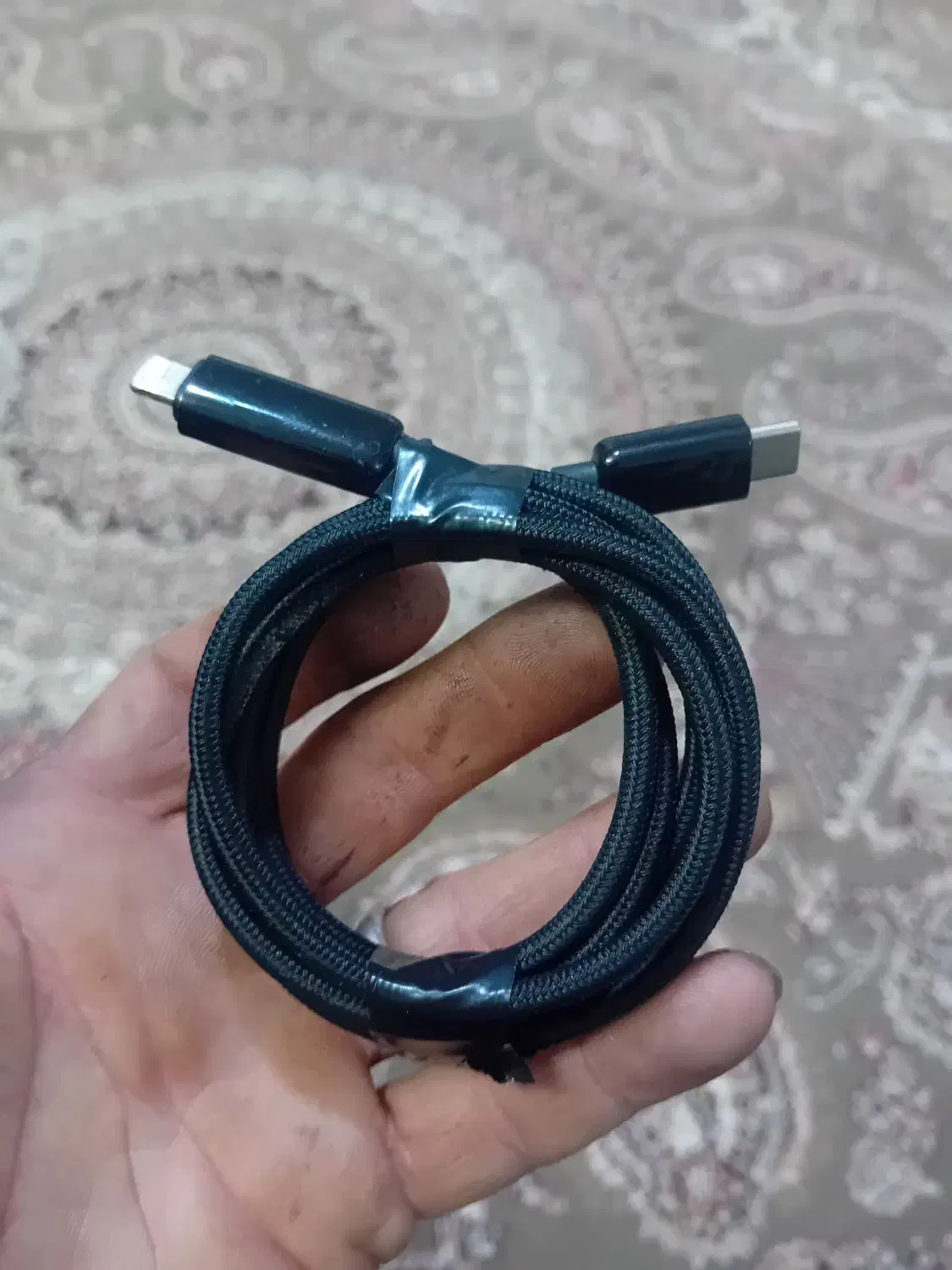 کابل شارژ گوشی آیفن اپل|لوازم جانبی موبایل و تبلت|قم, قلعه کامکار|دیوار