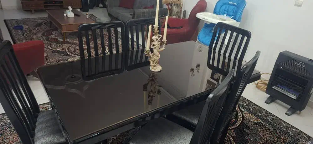 میز غذا خوری ۶ نفره|میز و صندلی غذاخوری|اندیشه, اندیشه فاز ۳|دیوار