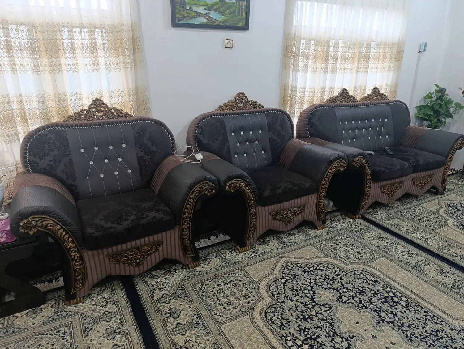 مبل سناتور|مبلمان خانگی و میز عسلی|رودسر, |دیوار