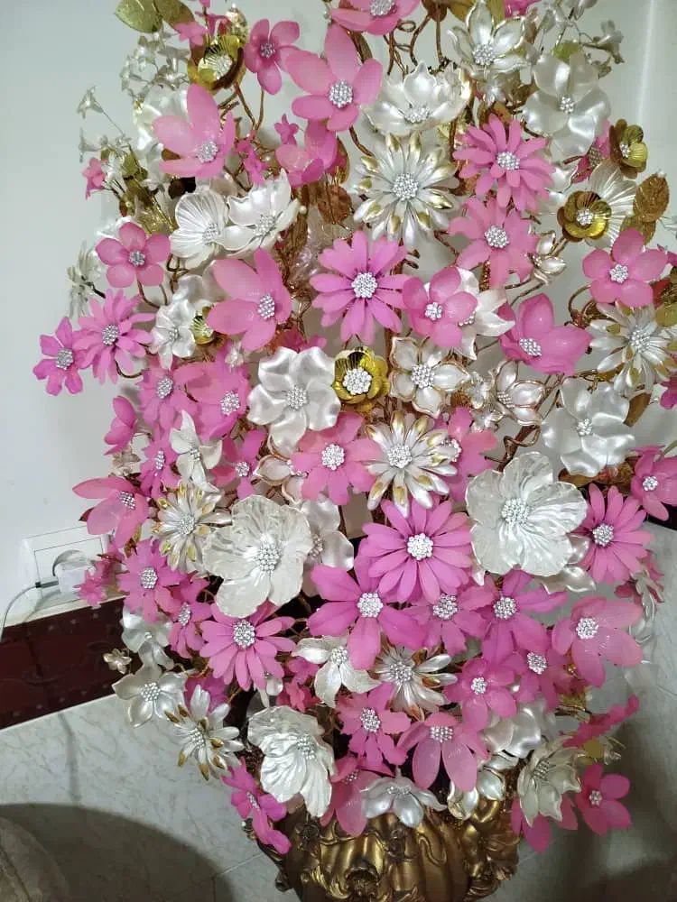 گل کریستال|گل مصنوعی|هشتگرد, شهرک وحدت|دیوار