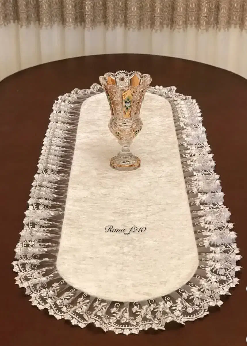 رومیزی و کوسن پروانه|پرده، رانر، رومیزی|آذرشهر, |دیوار