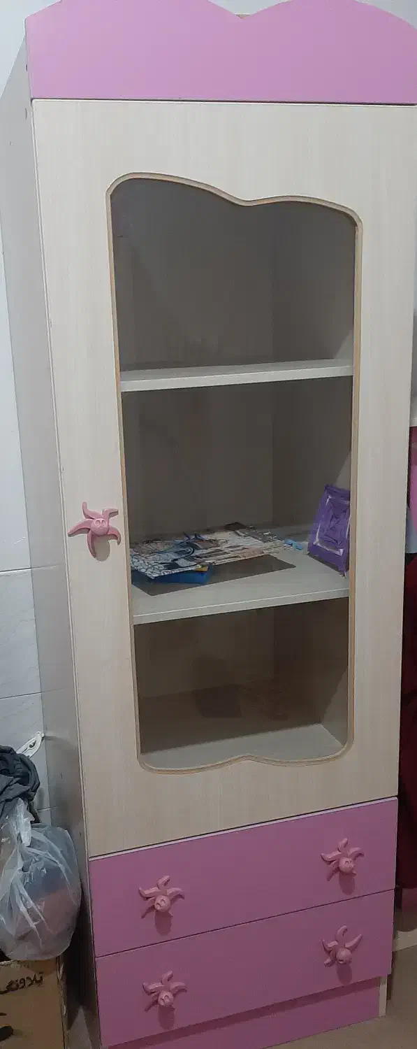 سرویس چوب خواب کودک در حد نو|اسباب و اثاث بچه|یزد, |دیوار