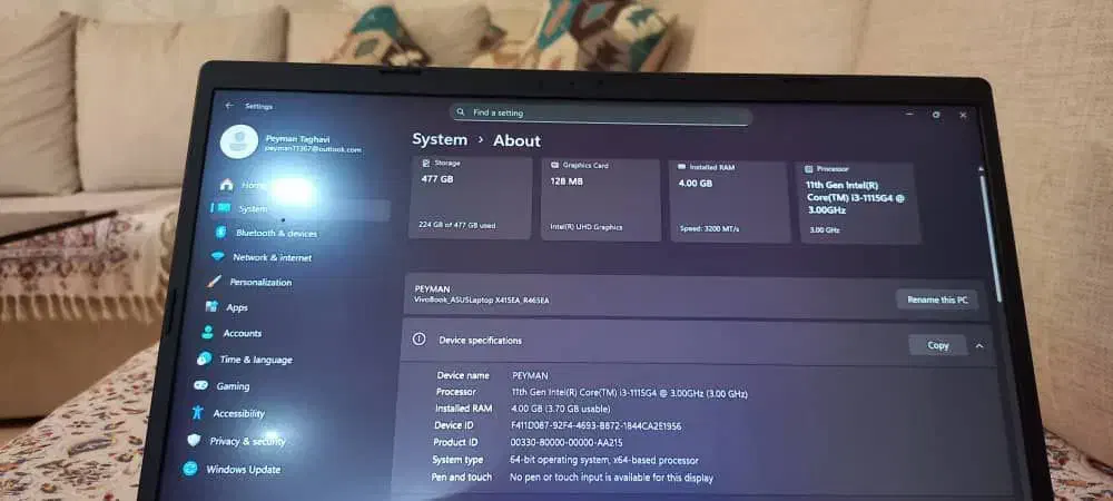 لب تاپ|رایانه همراه|کرج, کیانمهر|دیوار