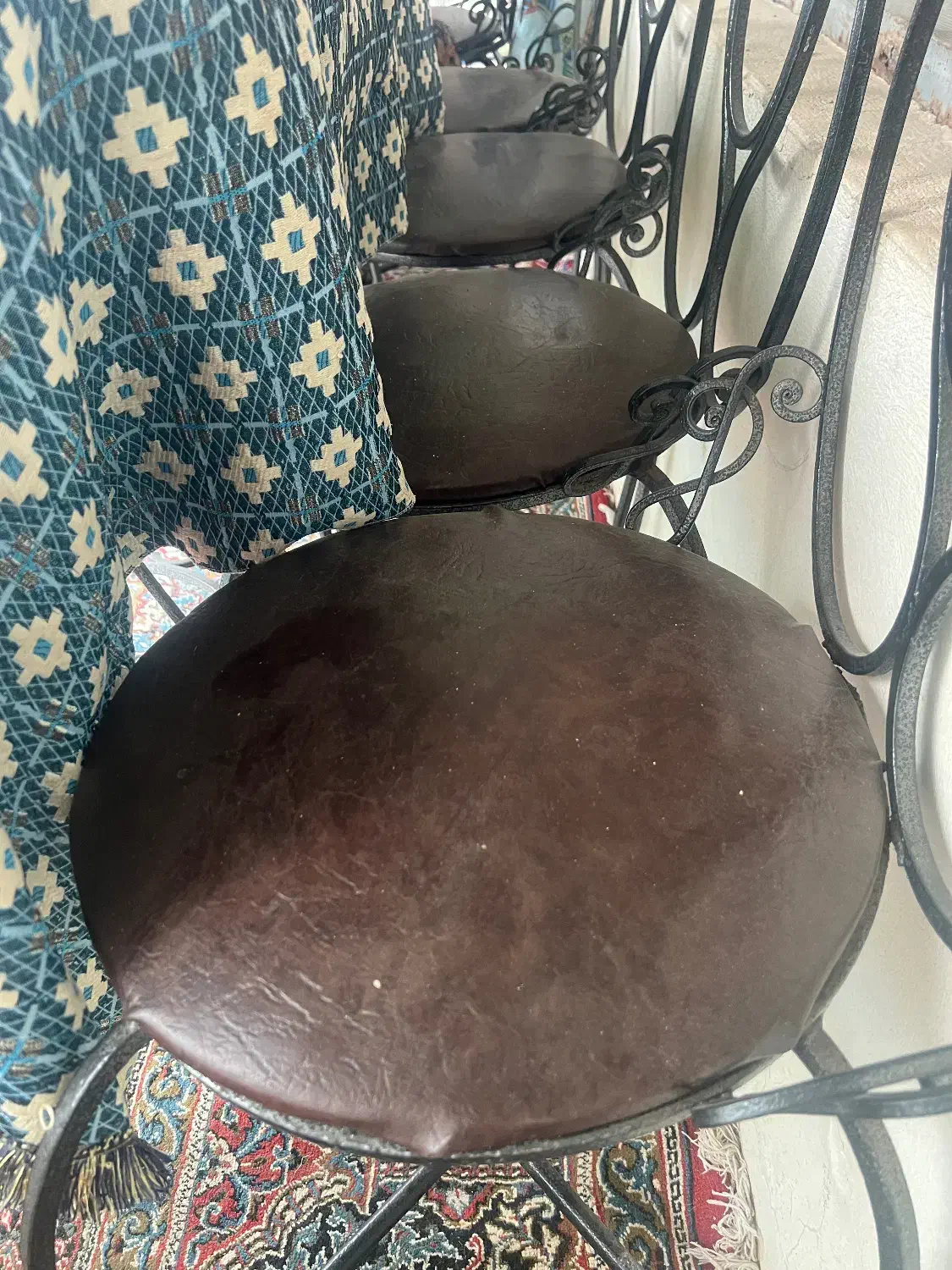 میز و صندلی فرفورژه|میز و صندلی غذاخوری|مینودشت, |دیوار