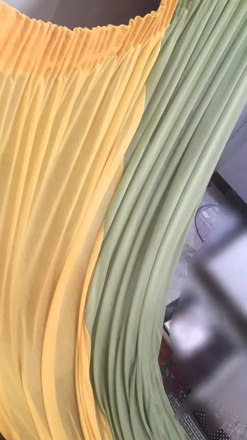 پرده ۲عدد  به رنگ سبزو زرد نو|حراج|فومن, |دیوار